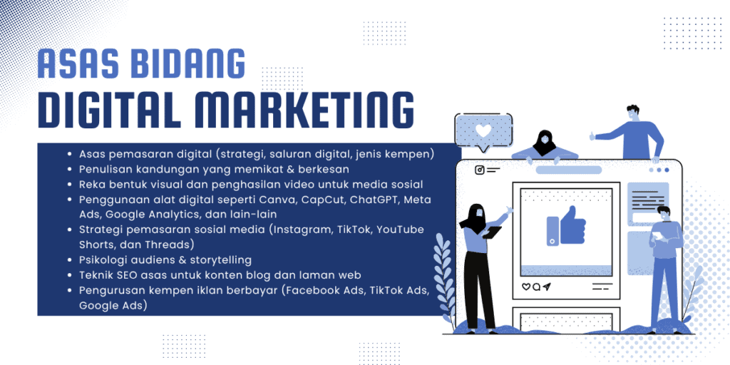 sambung belajar dalam bidang digital marketing